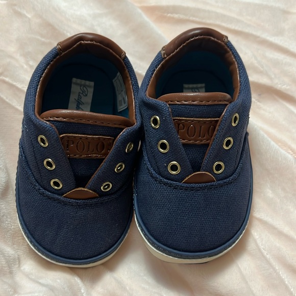 Ralph Lauren navy oiled canvas Vito - Picture 1 of 3